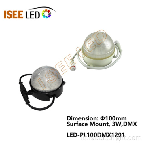 Putaran Dome LED Pixel Dot Light DMX Control